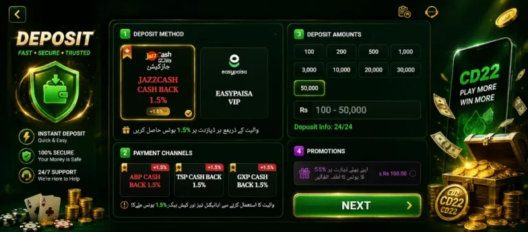 How to Deposit Cash in CD22 Game